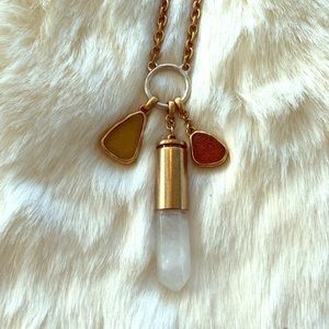 Lucky Bullet Crystal Necklace